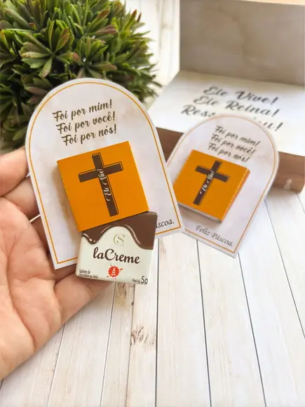 Card com Tablete Cacau Show 5g- Páscoa