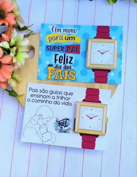 Card com Tablete Cacau Show- Dia dos Pais
