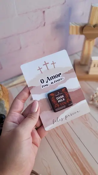 Card com Tablete Cacau Show- Páscoa