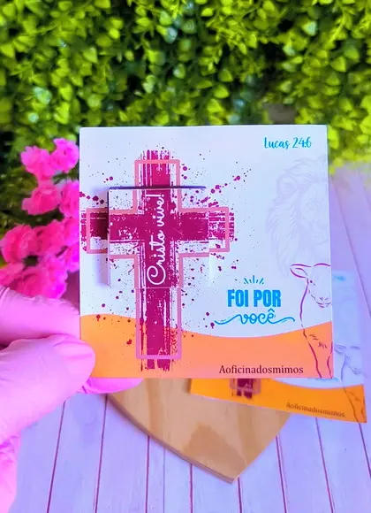 Card com Tablete Cacau Show- Páscoa