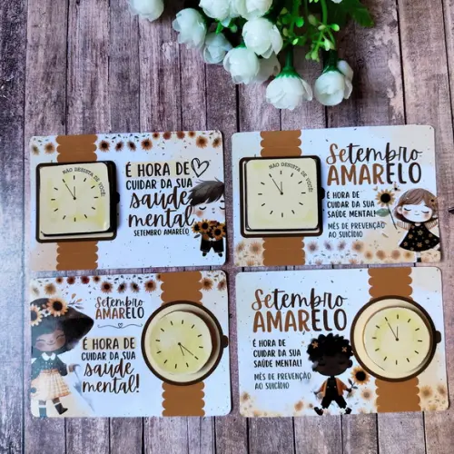 Card com Tablete Cacau Show- Setembro Amarelo