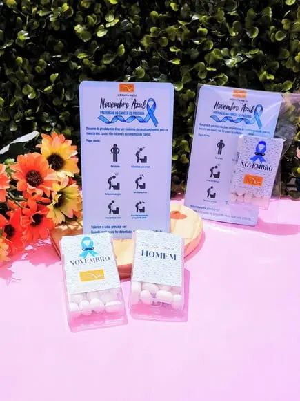 Card com Tic Tac- Novembro Azul