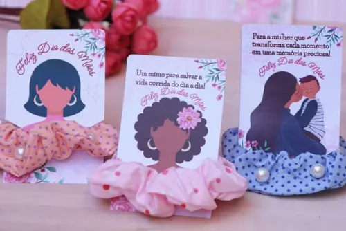 Card com Xuxinha Scrunch e Brinco- Dia das Mães