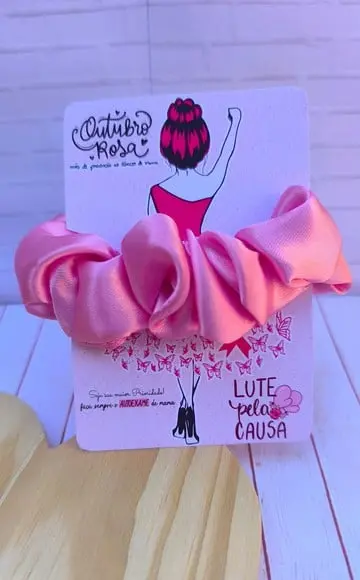 Card com Xuxinha Scrunch- Outubro Rosa