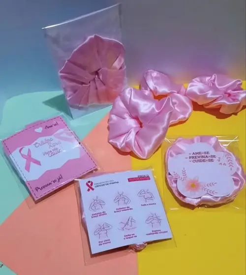 Card com Xuxinha Scrunch- Outubro Rosa