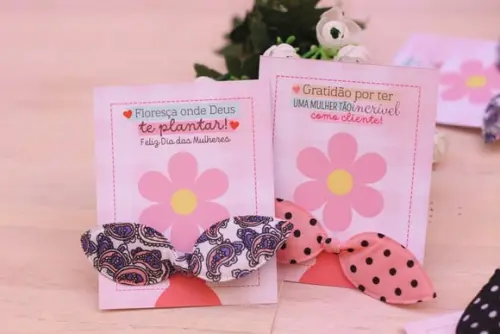 Card com Xuxinha- Dia da Mulher