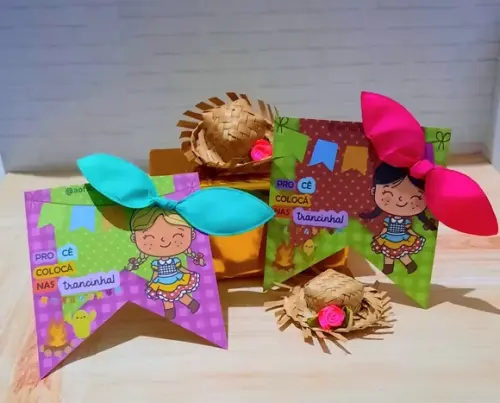 Card com Xuxinha- Festa Junina