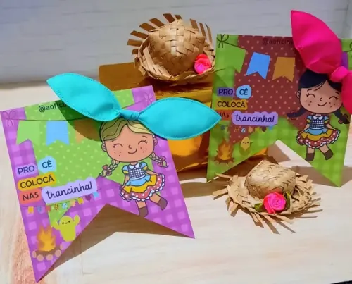 Card com Xuxinha- Festa Junina