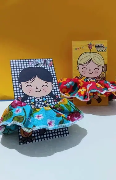 Card com Xuxinha- Festa Junina