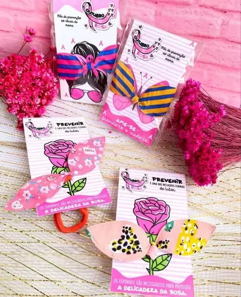 Card com Xuxinha- Outubro Rosa