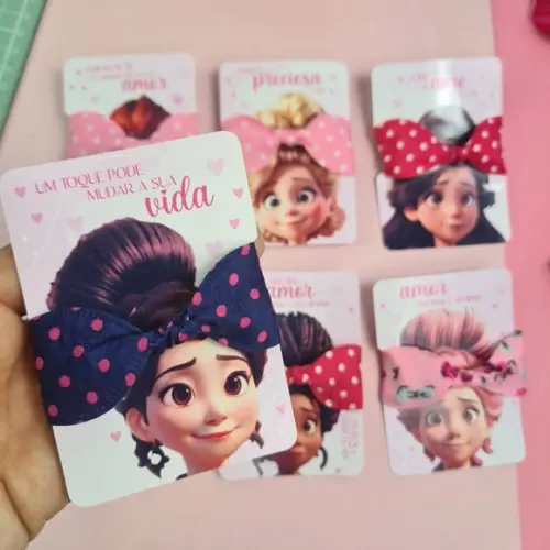 Card com Xuxinha- Outubro Rosa