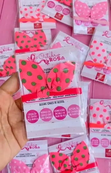 Card com Xuxinha- Outubro Rosa