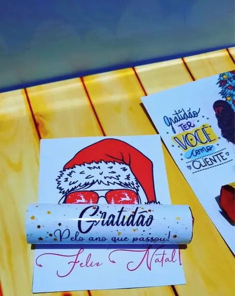 Card Natal Com Baton- Mimo Natal