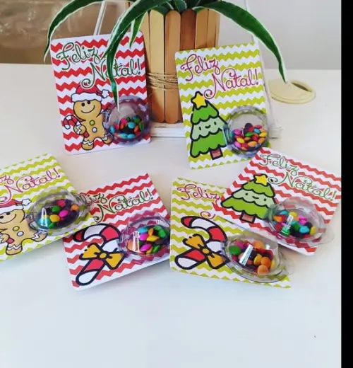Card Natal Com Confetes
