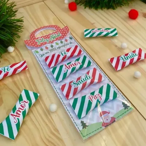 Cartão com 4 Balinhas- Natal