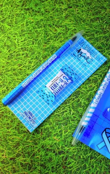Cartão com Balinha e Caneta- Novembro Azul
