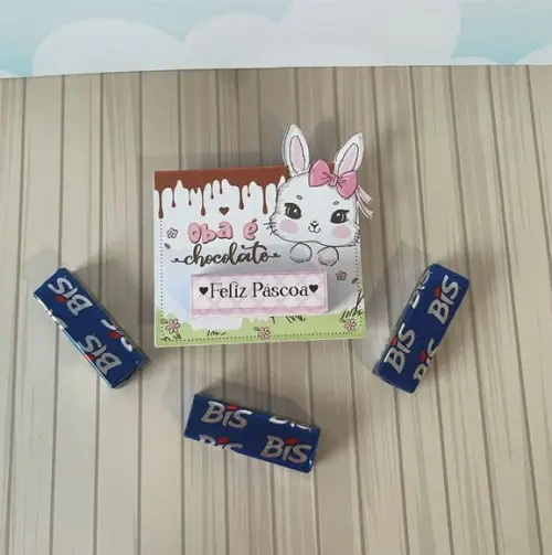 Cartão com Bis- Páscoa