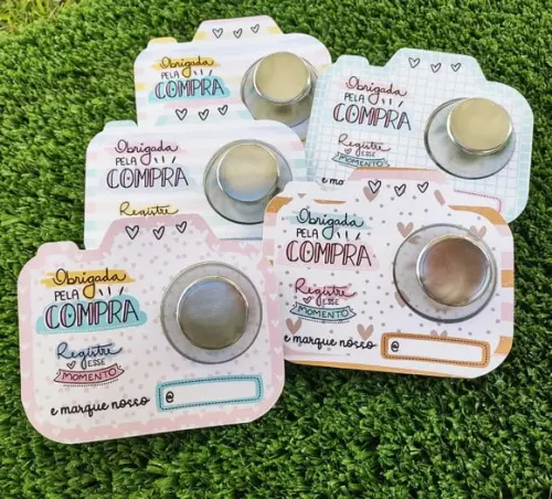 Cartão com Blister (Suporte para Doce)- Mimo Cliente