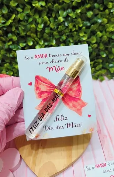 Cartão com Body Splash- Dia das Mães