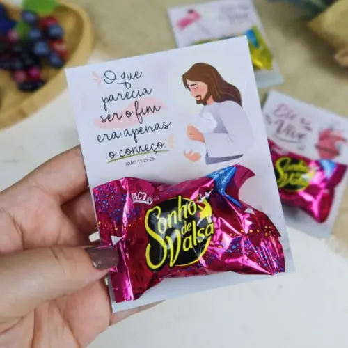 Cartão com Bombom- Páscoa