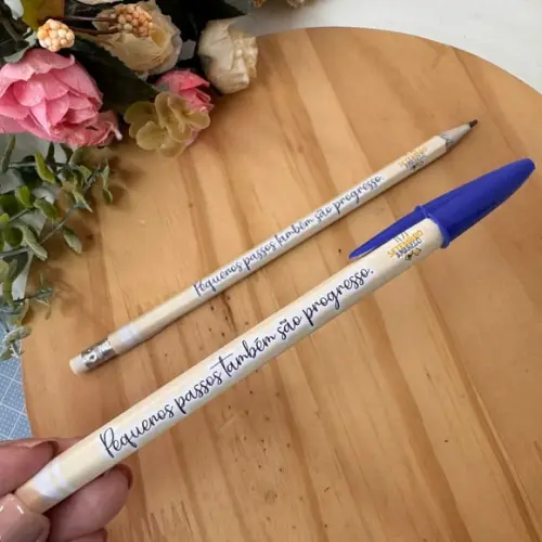 Cartão com Caneta ou Lápis- Setembro Amarelo