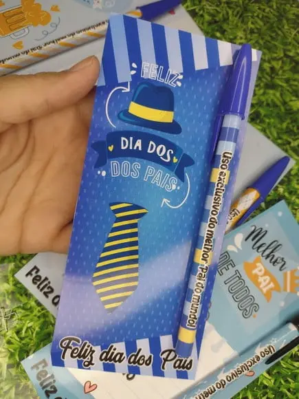 Cartão Com Caneta- Dia Dos Pais