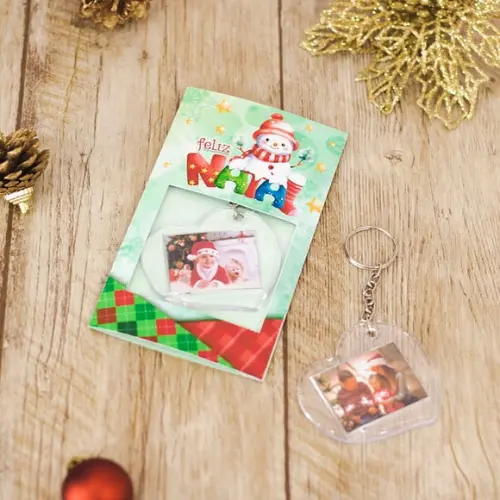 Cartão com Chaveiro- Natal