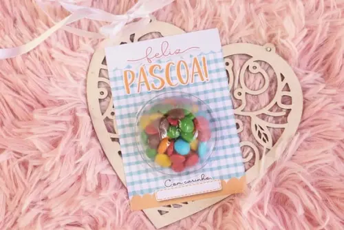 Cartão com Colorete - Páscoa