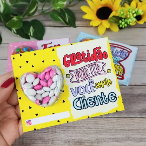 Cartão com Coloreti (docinhos)- Ano Novo