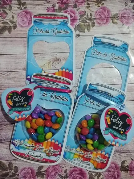 Cartão com Coloreti (docinhos)- Dia dos Professores