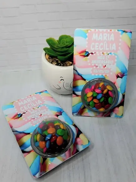 Cartão com Coloreti- Mimo Aniversário