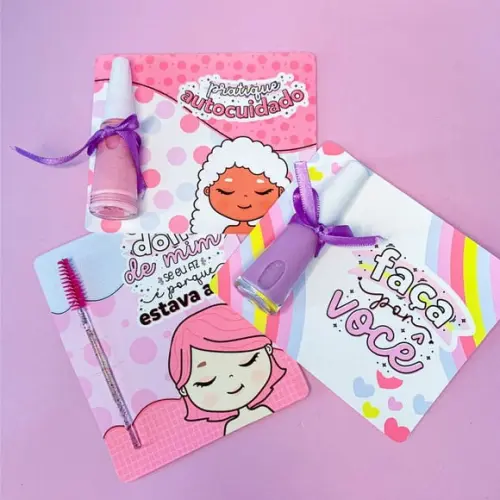 Cartão com Esmalte- Dia da Mulher