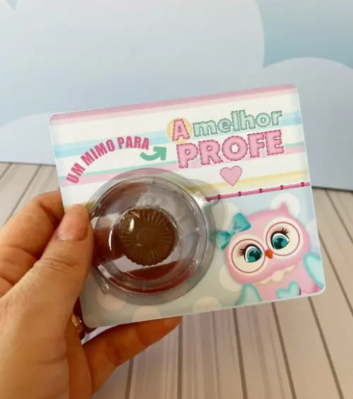Cartão com Ferrero Rocher- Dia dos Professores
