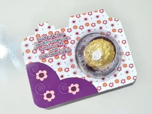 Cartão com Ferrero Rocher- Mimo