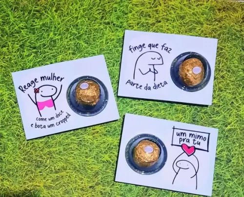 Cartão com Ferrero Rocher- Mimo