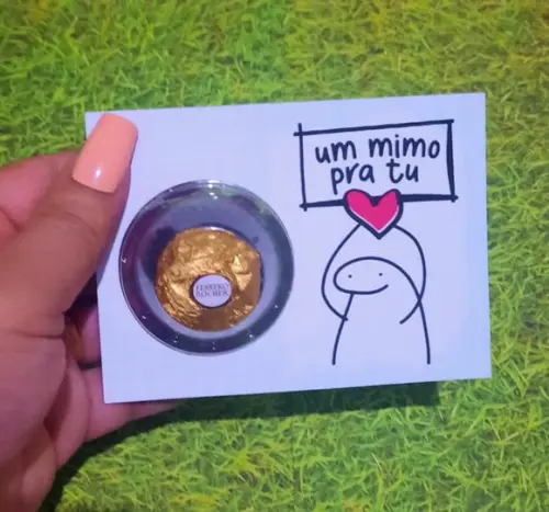 Cartão com Ferrero Rocher- Mimo