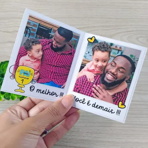 Cartão com Foto- Dia dos Pais
