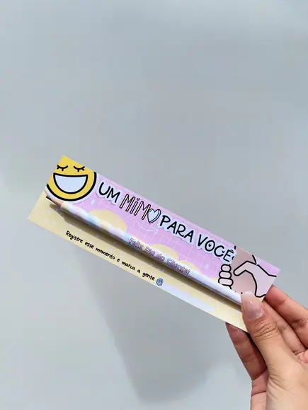 Cartão Com Lápis Ou Caneta- Mimo Cliente