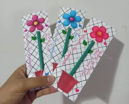 Cartão Com Lápis Ou Caneta- Dia Dos Professores