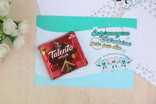 Cartão com Mini Talento- Enfermagem