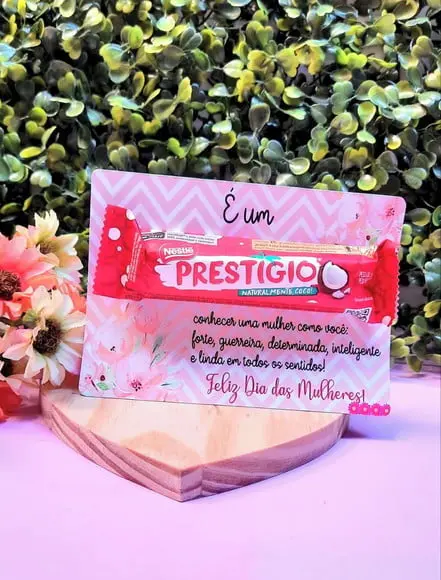 Cartão com Prestígio 33g- Dia da Mulher