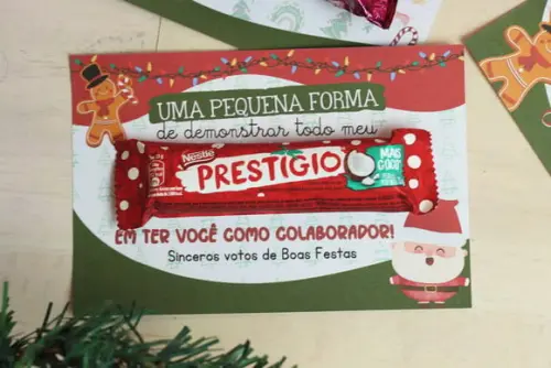 Cartão com Prestígio 33g- Mimo de Natal