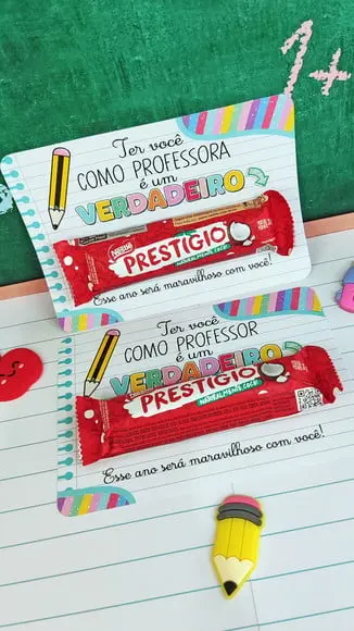 Cartão com Prestígio 33g- Volta as Aulas