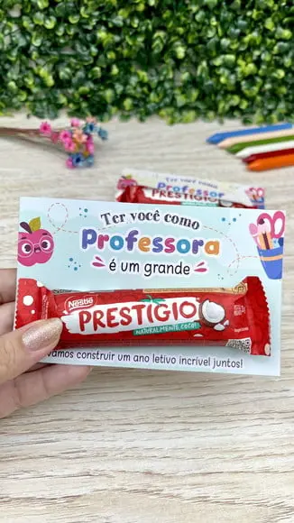 Cartão com Prestígio 33g- Volta as Aulas