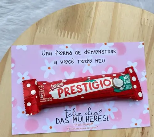 Cartão com Prestígio- Dia da Mulher