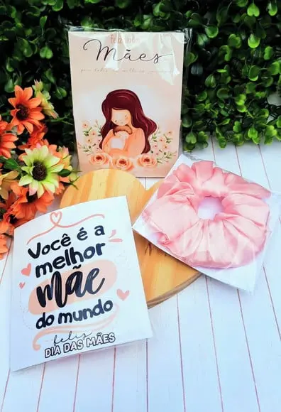Cartão com Xuxinha Scrunch- Dia das Mães