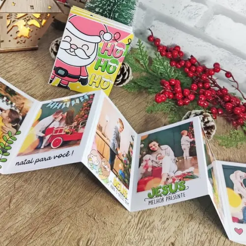 Cartão Mini Album de Natal