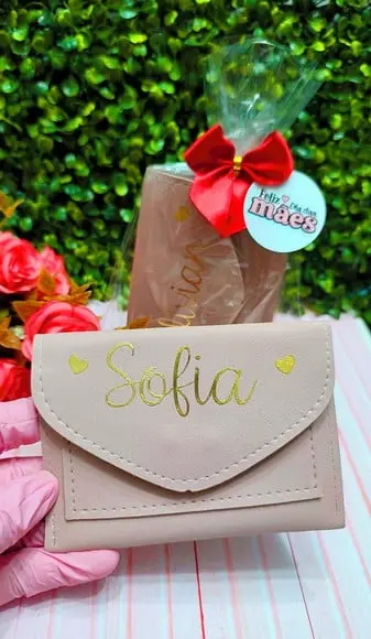 Carteira Personalizada- Dia das Mães
