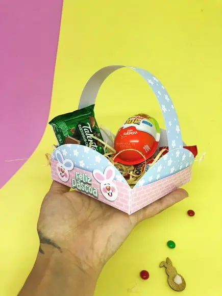 Cestinha para Docinhos- Páscoa