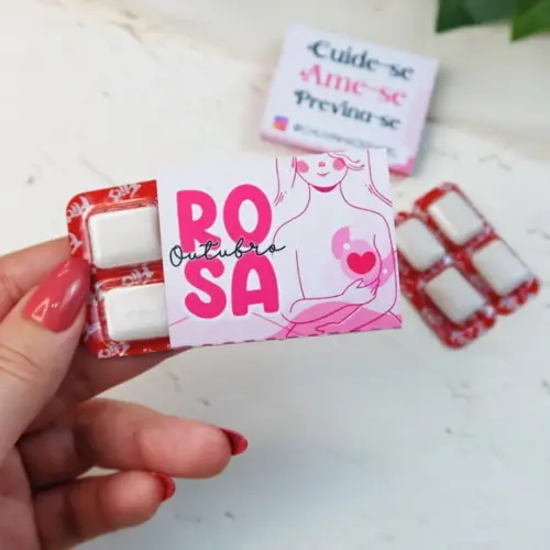 Chiclete Outubro Rosa